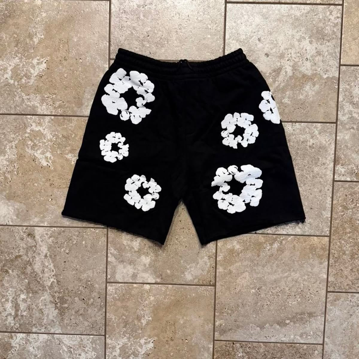 High-Waist Distressed Jean Shorts Summer Shorts